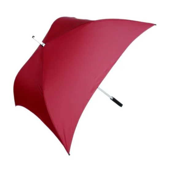 28 inch publicitate manuală de golf din fibră de golf umbrelă pătrată