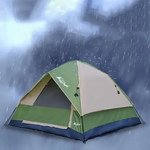 Cort de camping automat cu o camera pentru 3-4 persoane