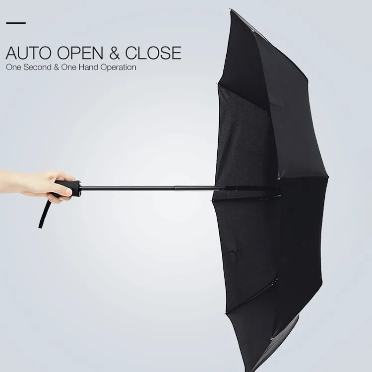 Umbrelă automată pentru bărbați anti-UV