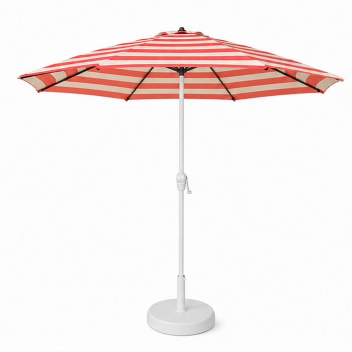 Umbrelă de plajă personalizată în aer liber de 2,0 m cu stâlp înclinat