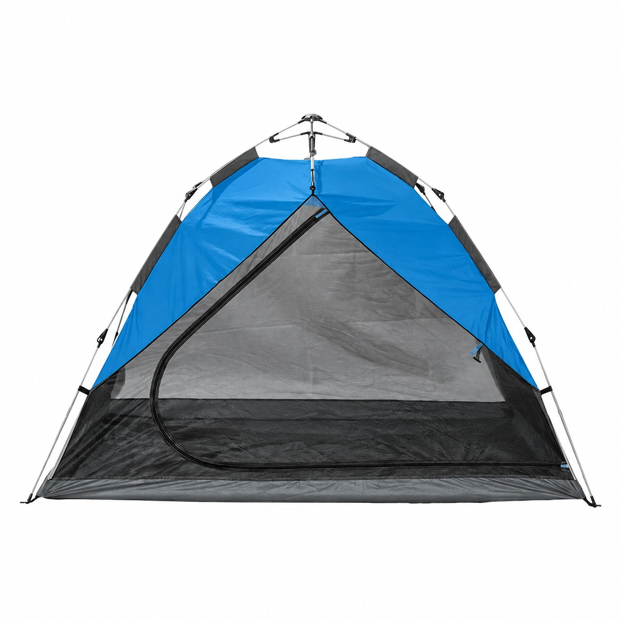 Cort personalizat Instant Park de 200 × 200 cm cu baldachin acoperit cu argint