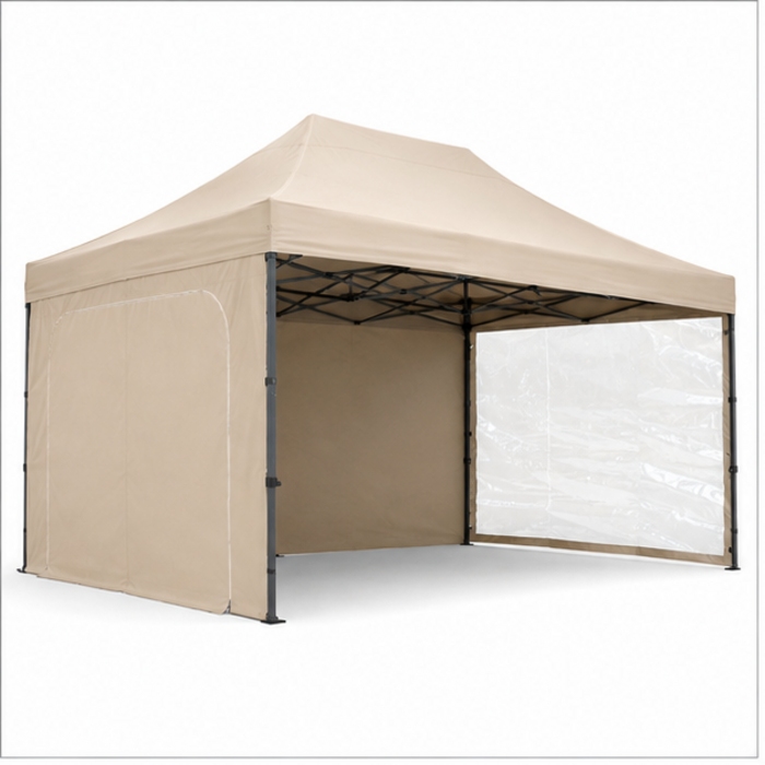 Copertina personalizată de eveniment pliabilă de 3×4,5 m cu pereți laterali