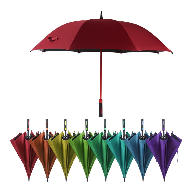 Umbrelă de golf cu două straturi cu logo personalizat de 27 inch