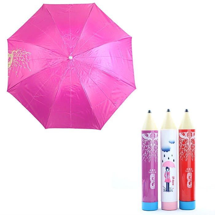 Umbrelă publicitară în formă de creion