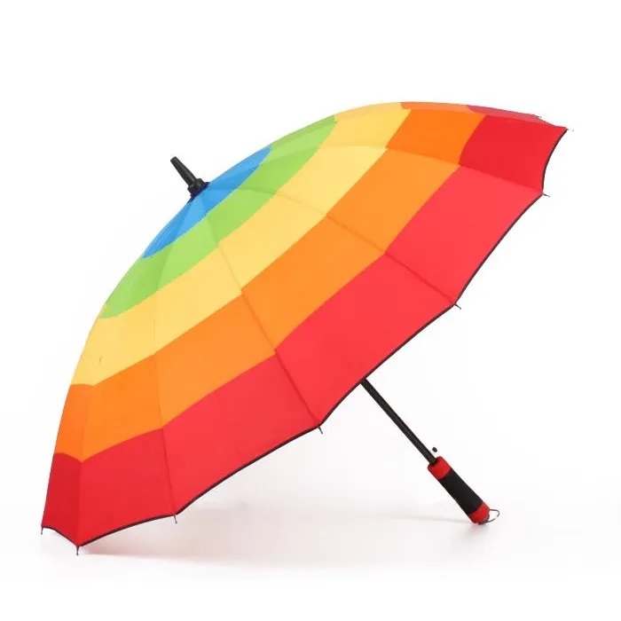Umbrelă publicitară curcubeu
