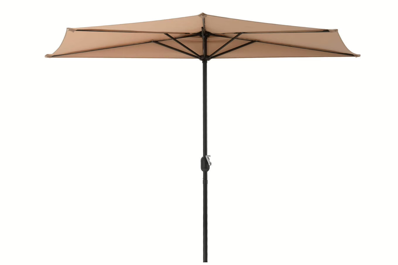 Umbrela de soare semicirculara, 270 cm in diametru.