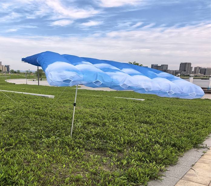 Umbră de plajă liniștită Cort pentru copertine cu energie eoliană
