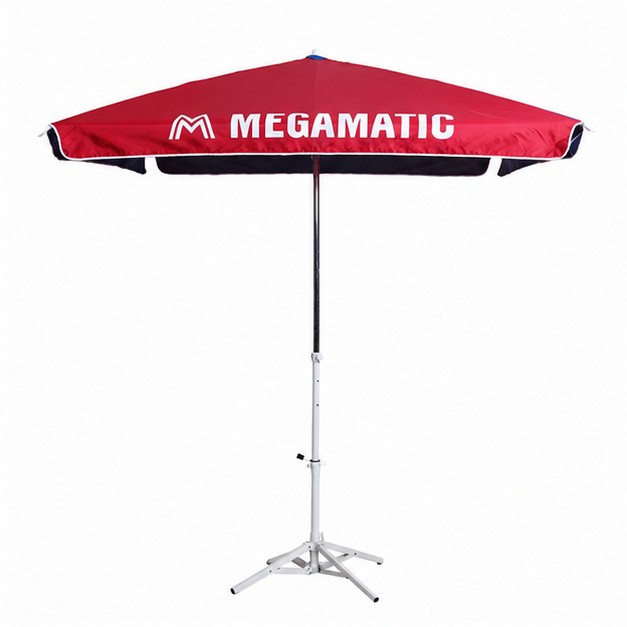 Umbrelă de terasă cu cadru din tub pătrat