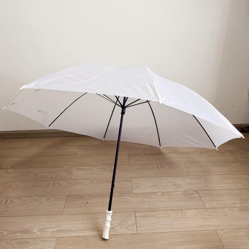 Umbrelă dreaptă publicitară albă